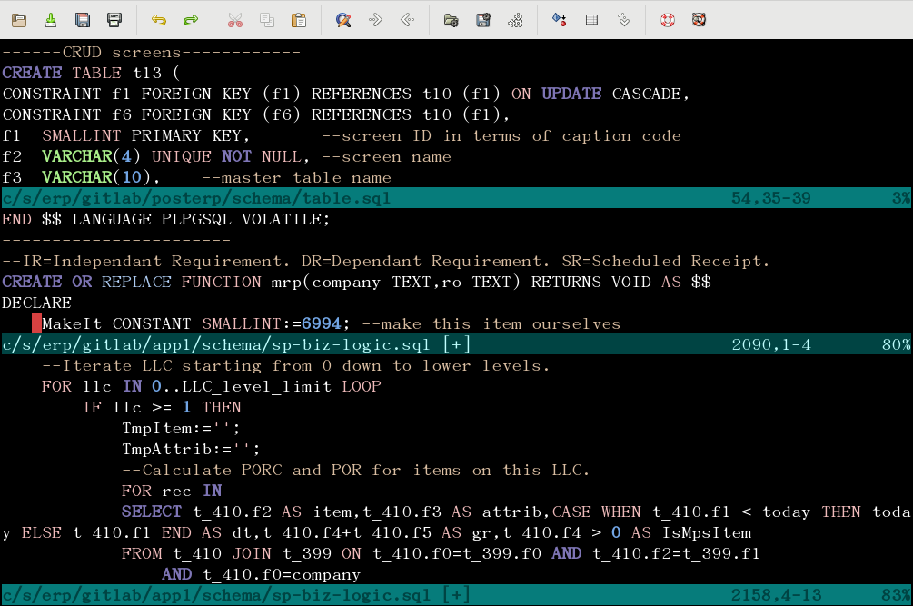 programming PostgreSQL